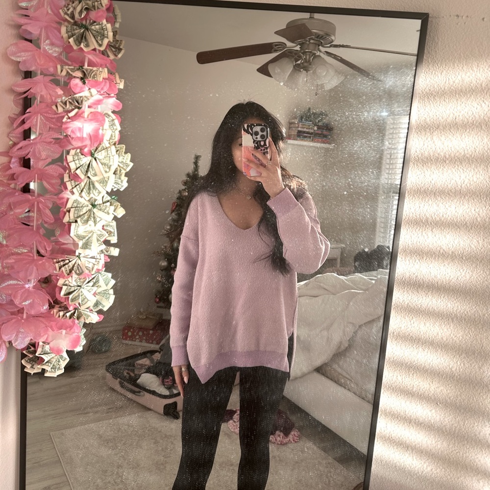 Free People Lavender Sweater